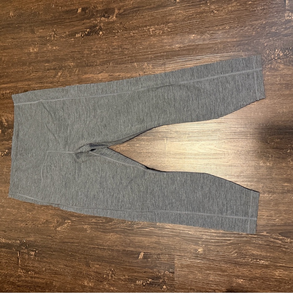 Athleta Women's Ultimate Stash Pocket 7/8 Tight in Heather Gray